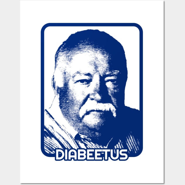 Diabeetus - blue sketch Wall Art by podni cheear